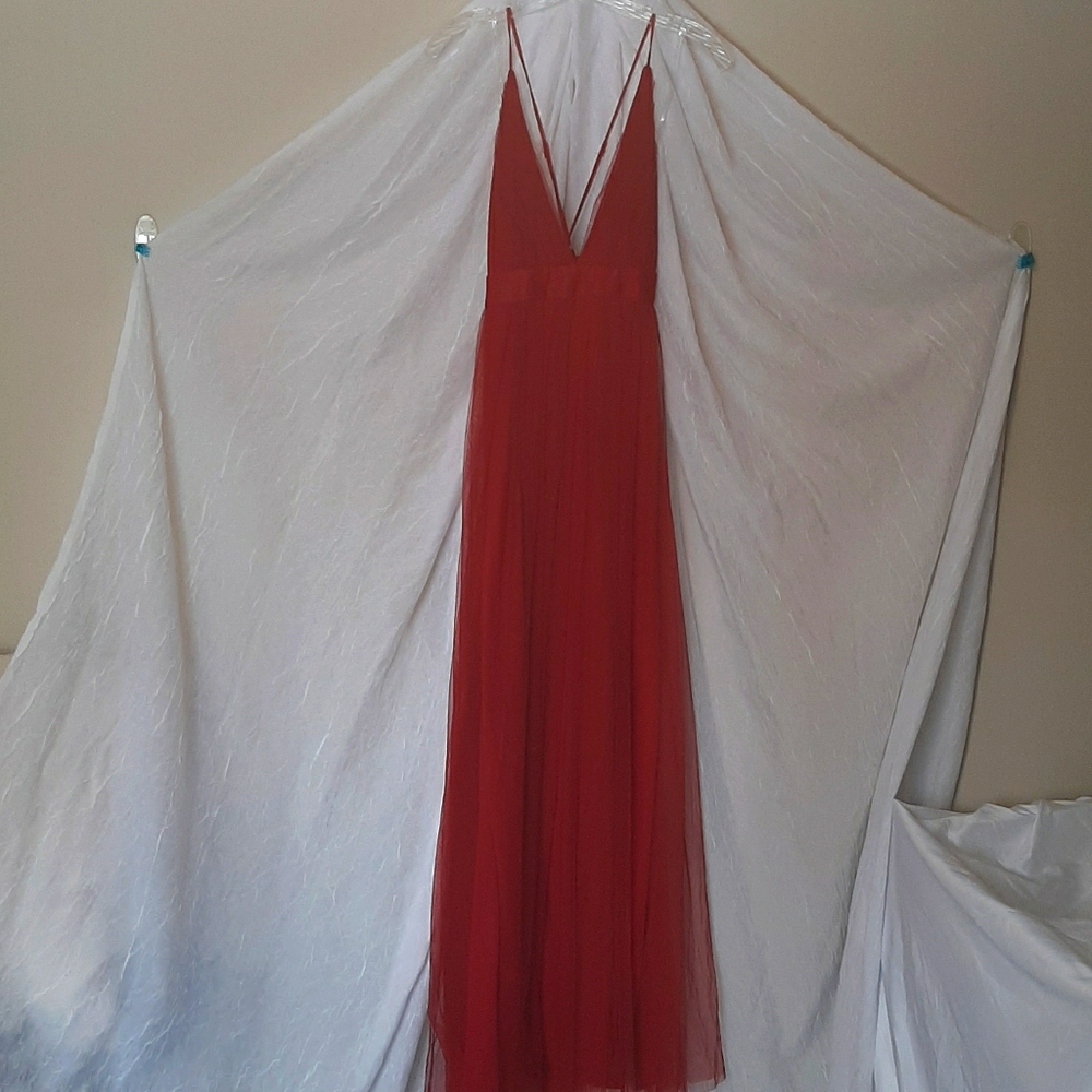 Prom/Formal Red Dress Size L